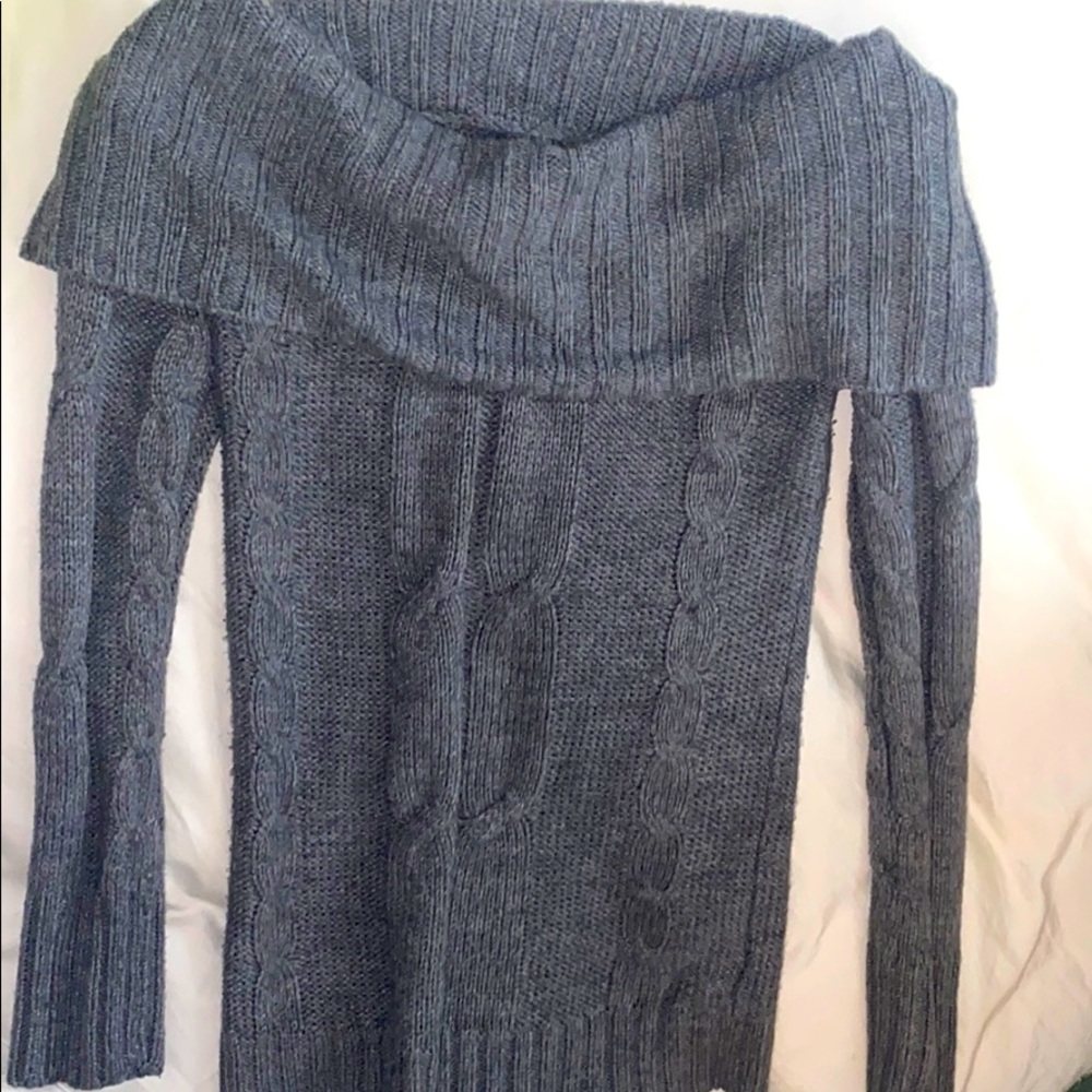 Off shoulder sweater